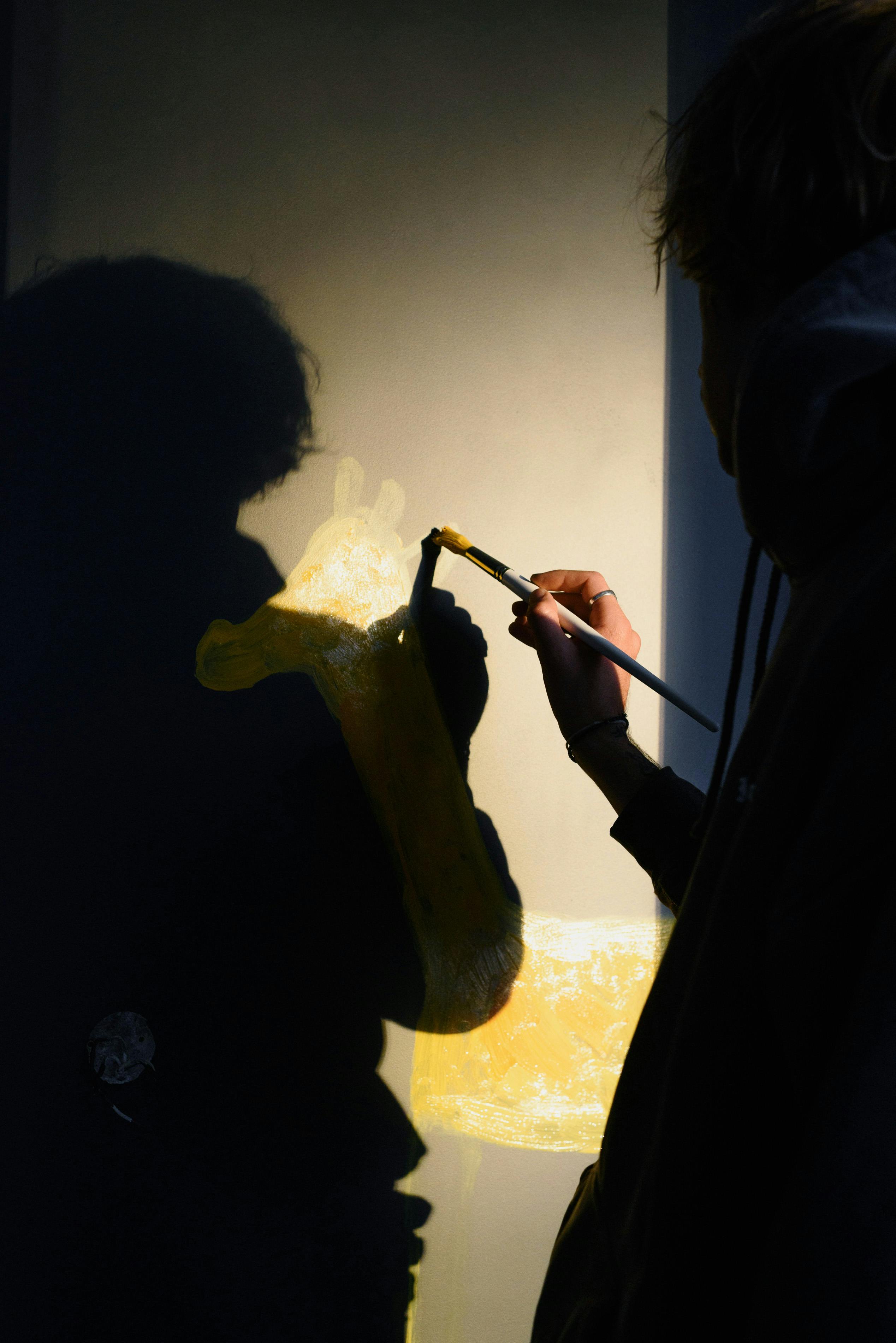 Moody cinematic visual artist landing preview